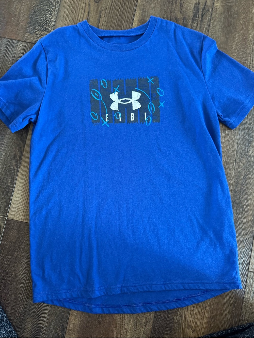 Under Armour Royal Blue Graphic Logo Short Sleeve Tee